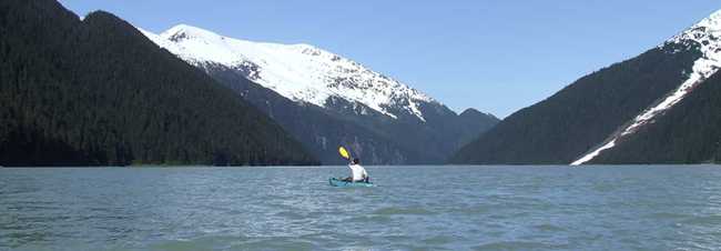 kayaking on
                the inlet
